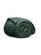 Lino Home Single Fleece Blanket 160x220cm Khaki