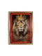 "Crowned Lion" Painting Neon LED Lighting 50x70 cm