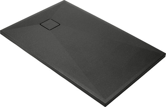 Deante Rectangular Porcelain Shower Tray 140x Grey