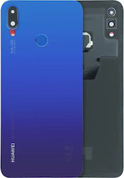 Заден капак, съвместим с Huawei P Smart Plus 2018, оригинален OEM, лилав Заден капак, съвместим с Huawei P Smart Plus 2018, оригинален OEM, лилав