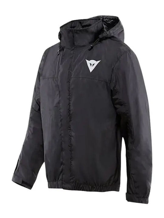 Dainese Typhon Ανδρικό Αδιάβροχο Μπουφάν Μηχανής Μαύρο Χρώμα Dainese Typhon Ανδρικό Αδιάβροχο Μπουφάν Μηχανής Μαύρο Χρώμα