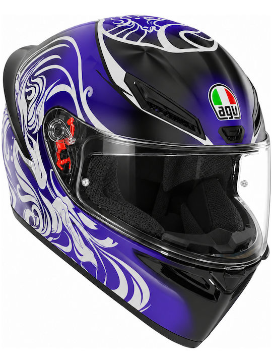AGV K1 S Fastlap Black/Pink/Purple Motorradhelm...
