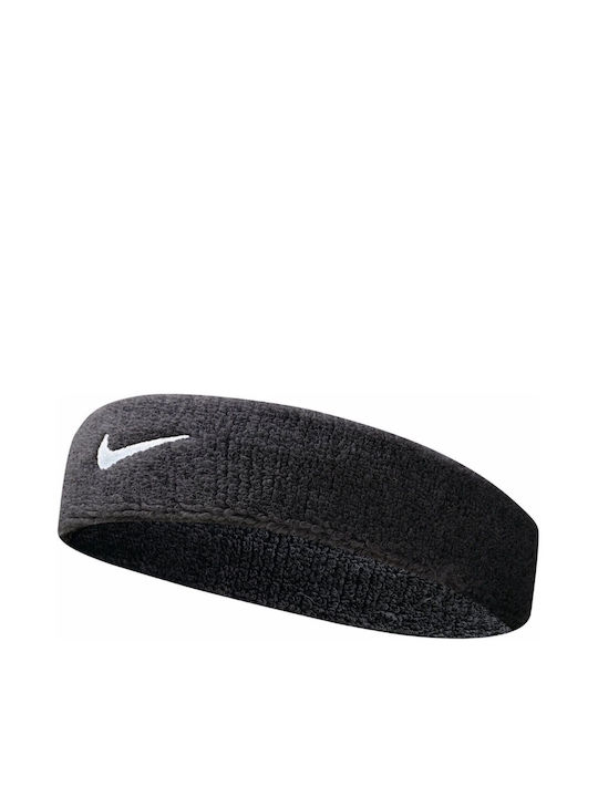 Nike Swoosh Sportliches Stirnband Grau
