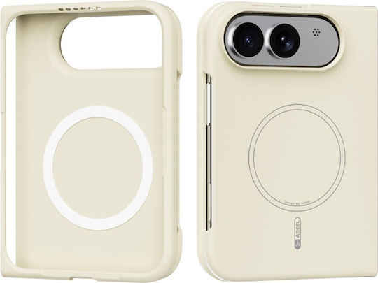 Abeel Back Cover Σιλικόνης Μπεζ (iPhone Duo)