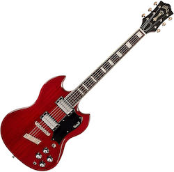 Guild Polara Deluxe E-Gitarre Rot