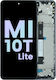 LCD Дисплей с Рамка за Xiaomi Mi 10T Lite Redmi Note 9 Pro 5G Оригинален Син
