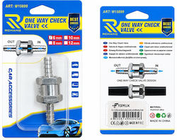 Rchang Kraftstoff-Rückschlagventil 6 mm aus Aluminium W15899 6 mm Aluminium-Kraftstoff-Rückschlagventil Tf255677