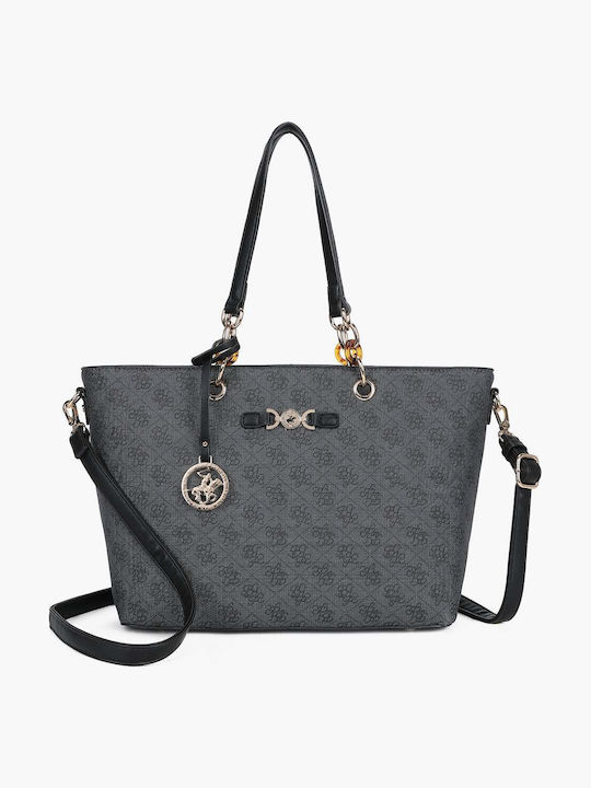 Beverly Hills Polo Club Set Women’s Black Tote Bag