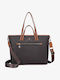 Brown Leather Women's Clutch