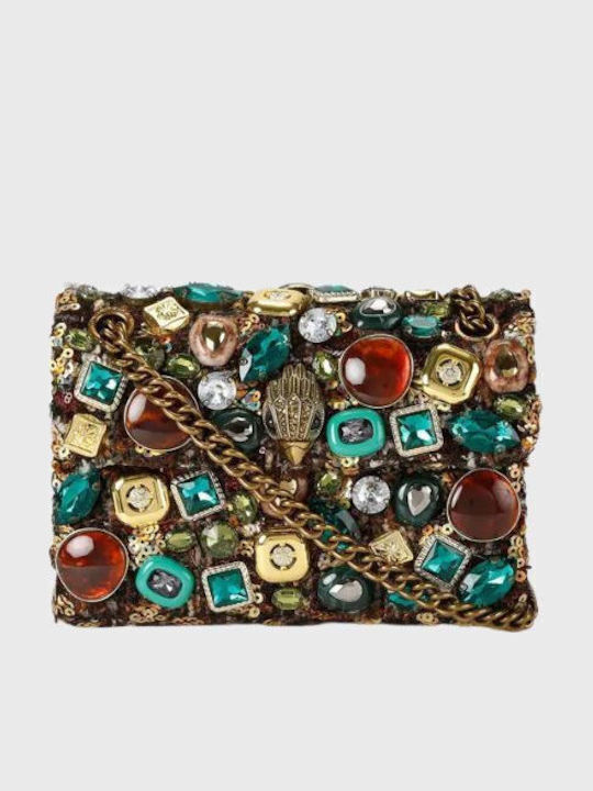 Women's Flap Bag Dark Brown Combination