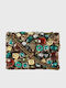 Women's Flap Bag Dark Brown Combination