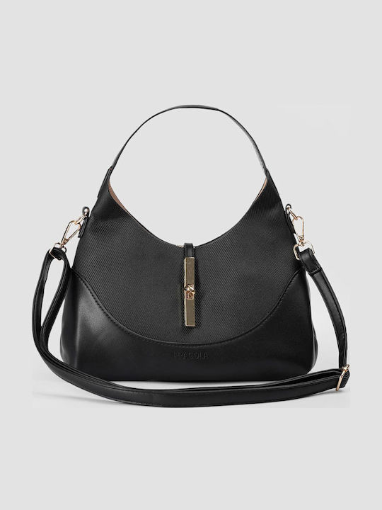 Damen-Hobo-Tasche Schwarz
