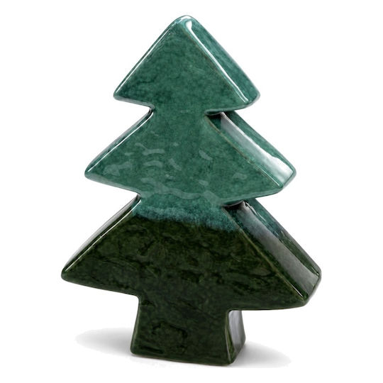Christmas Decorative Ceramic Tree 24cm Green