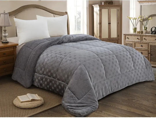 Adam Home Sherpa Comforter with Microfiber Filling Single 160x240 cm 825 260 GSM