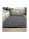 Strado Non-Slip Rectangular Grey Rug 130x190cm