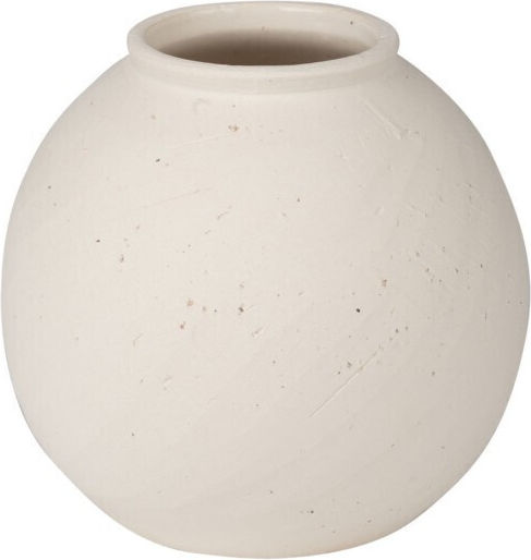 Estia Decorative Ceramic Vase Ecru Y19cm