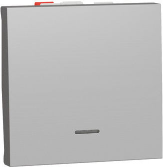 Schneider Electric Recessed Wall Switch Aller Retour Silver