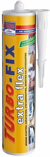 Turbo Fix Extra Flex Sealing Silicone White 290ml
