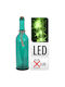 JK Home Decoration Dekorative LED-Flasche 2 Stück 8x29 cm