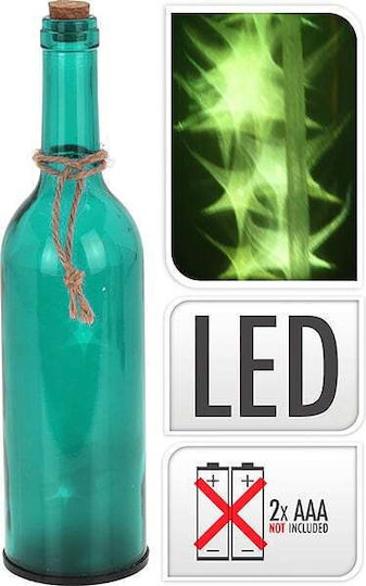 JK Home Decoration Dekorative LED-Flasche 2 Stück 8x29 cm
