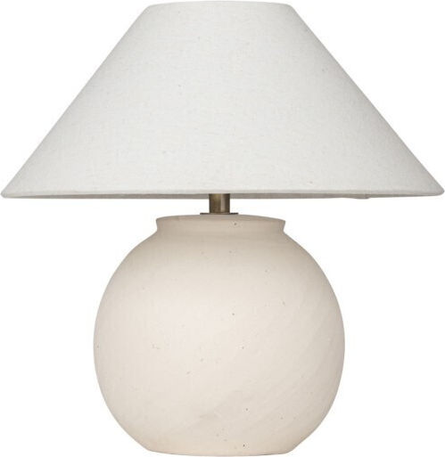Estia Table Lamp with White Shade and Base