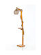Fratelli Home Floor Lamp H140xL24cm with E27 Lamp Socket Natural