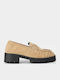 Damen-Leder-Loafer in Braun