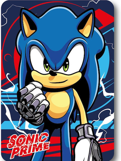 Sonic the Hedgehog Κουβέρτα Fleece Μπλε 140x100εκ.