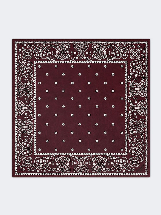 Weekend Maxmara Women's Burgundy Silk Scarf