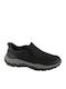 Santoro Archaic Canvas Men's Black Slip-Ons