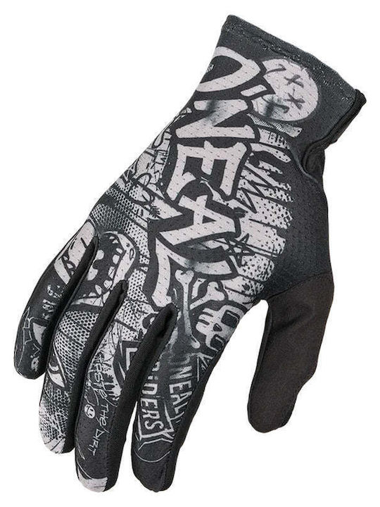 O'Neal Matrix Rancid V.27 Herren-Motocrosshandschuhe Schwarz/Grau O'Neal Matrix Rancid V.27 Herren-Motocrosshandschuhe Schwarz/Grau