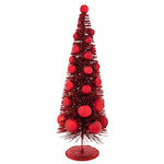 Christmas Decorative Tree 50cm Adorned in Red