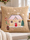 Weihnachtskissen Bouclé 45x45 K-m Beige Aae826370