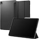 Spigen Liquid Air Folio Flip Cover Μαύρη (Samsung Galaxy Tab S12+)