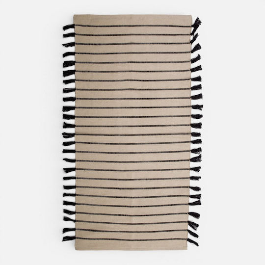 Nef-Nef Homeware Antilo Rectangular Rug Ecru 70x140cm