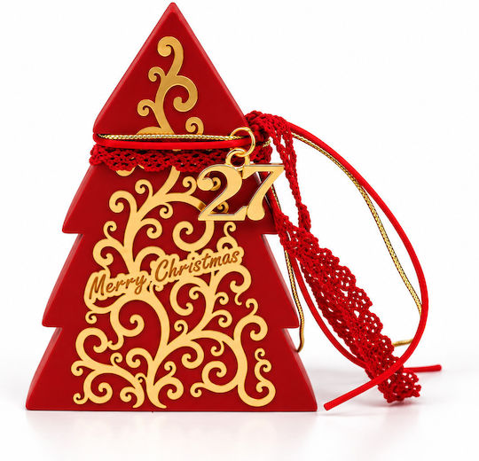 Makwedding Hanging Lucky Charm Little Tree Red Ceramic 2027
