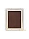 Silver Astron Silberfarbener Fotorahmen mit silbernem Rahmen 24 x 18 cm