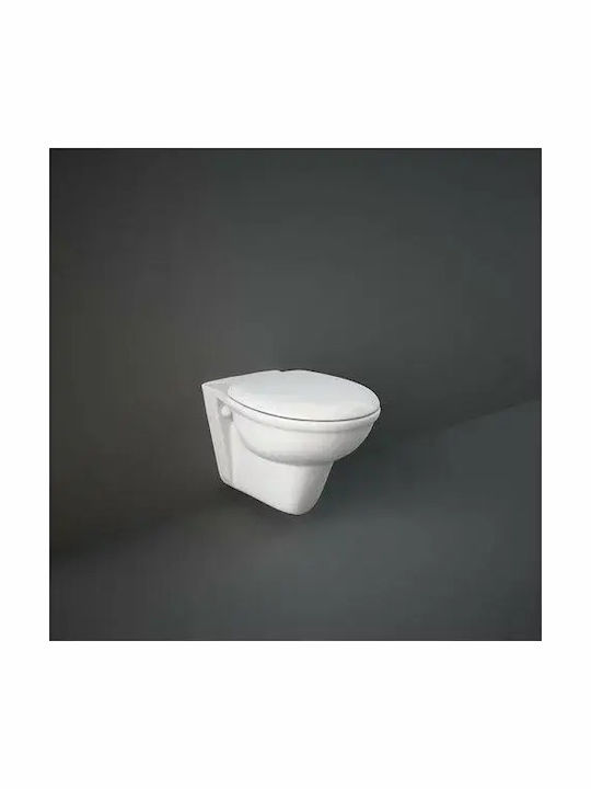 Rak Ceramics Karla Тоалетна седалка от бяла пластмаса Rak Ceramics Karla Тоалетна седалка от бяла пластмаса