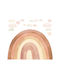 Beige Rainbow Sticker XL