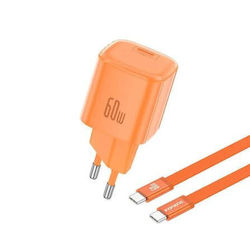 Foneng GaN зарядно устройство с USB-C порт и ка...
