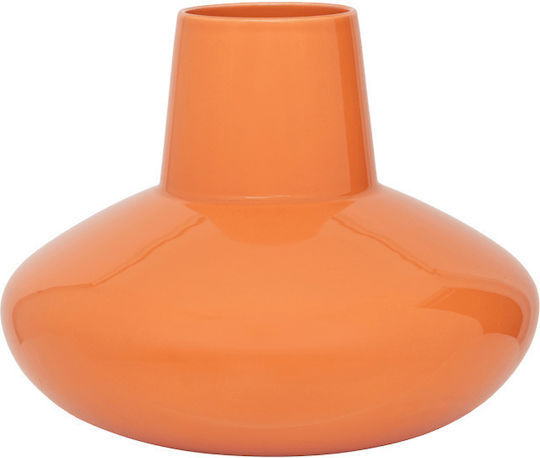 Urban Nature Culture Amsterdam Decorative Ceramic Vase Orange 43x43xH28cm