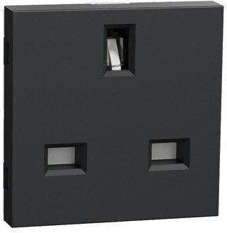 Schneider Electric Unica Single Power Socket Grey