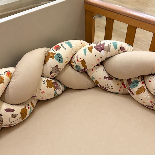 Natalino Bebelino Πάντα Πλεξούδα Εσωτερική Μπεζ 20x190cm