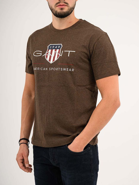 Gant Archive Shield T-shirt Darkbrown