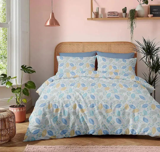 Cokitex Aspen Blue Winter Pleasure Single Bed Sheet Set 170x270cm Aspen Blue Winter Pleasure (3pcs)