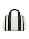 Qianwann Women's White Tote Bag