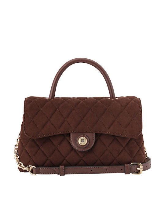 Emelina Women's Satchel Bag Tabac Brown