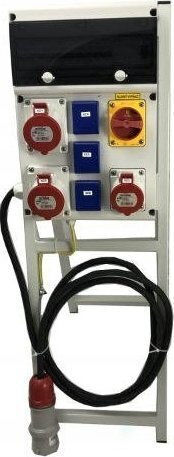 Scame Wall-Mounted Waterproof Electrical Panel, 5 Rows, 4 Modules