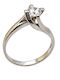 Aris Dentopoulos Jewellery Солитер от Сребро с Циркон