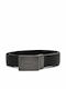 Men's Black Leather Belt